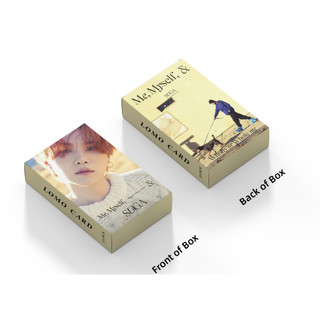 Set 55 lomo card BTS Suga Mẫu 3