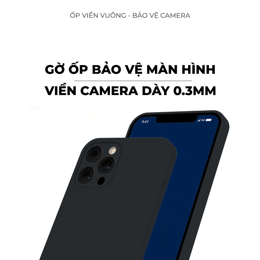 Ốp lưng Oppo Reno4 / Reno 4 Pro / Reno 4 cạnh vuông, viền vuông, dẻo mềm mịn