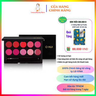 Bảng son lì Ohui 10 màu lâu trôi