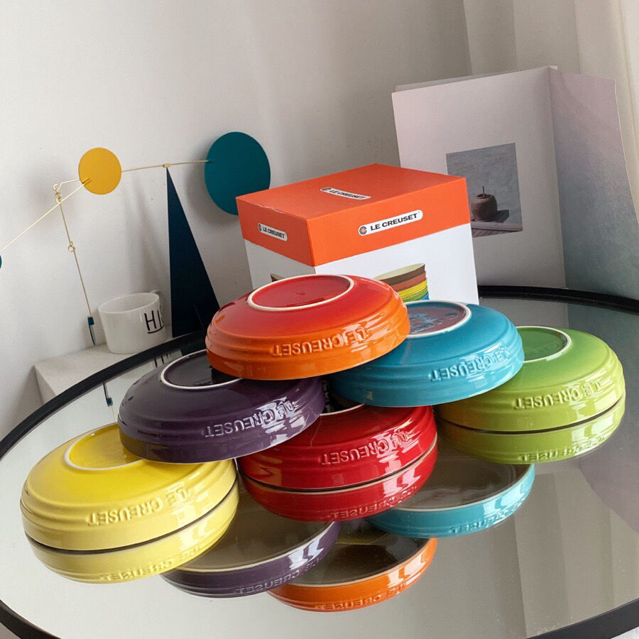 Le Creuset Hộp đĩa Sâu lòng 6 cái 8"  800ml 27oz Coffet de 6 plats ronds