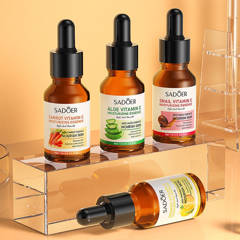 Serum Dưỡng Trắng Da Vitamin C SADOER 15ml - Trắng Mịn, Dưỡng Ẩm, Căng Mướt Và Se Khít Lỗ Chân Lông A163