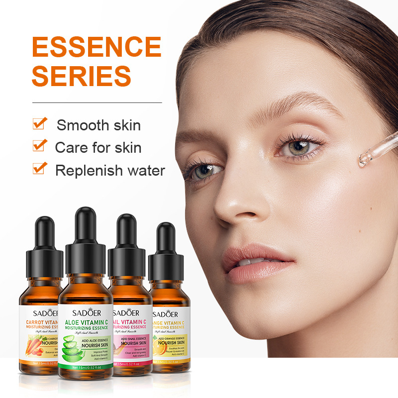 Serum Dưỡng Trắng Da Vitamin C SADOER 15ml - Trắng Mịn, Dưỡng Ẩm, Căng Mướt Và Se Khít Lỗ Chân Lông A163