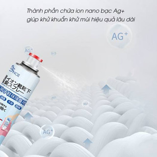 Chai Xịt Khử Mùi Hôi Giày Vớ Tất, Công Nghệ Nano Bạc Khử Mùi Hôi Chân Hiệu Quả