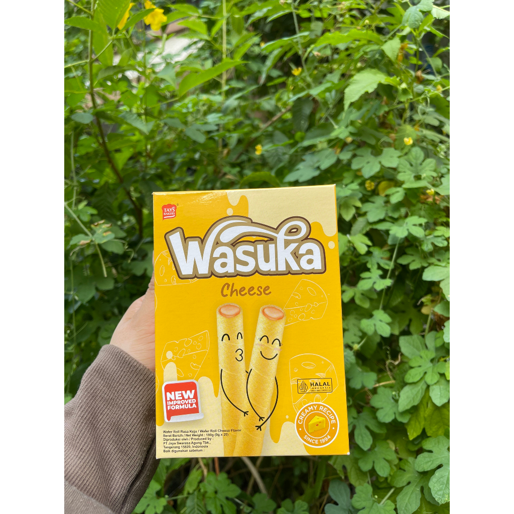 Bánh Quế Wasuka Premium Rolled Wafer Vị Chocolate, Phô Mai