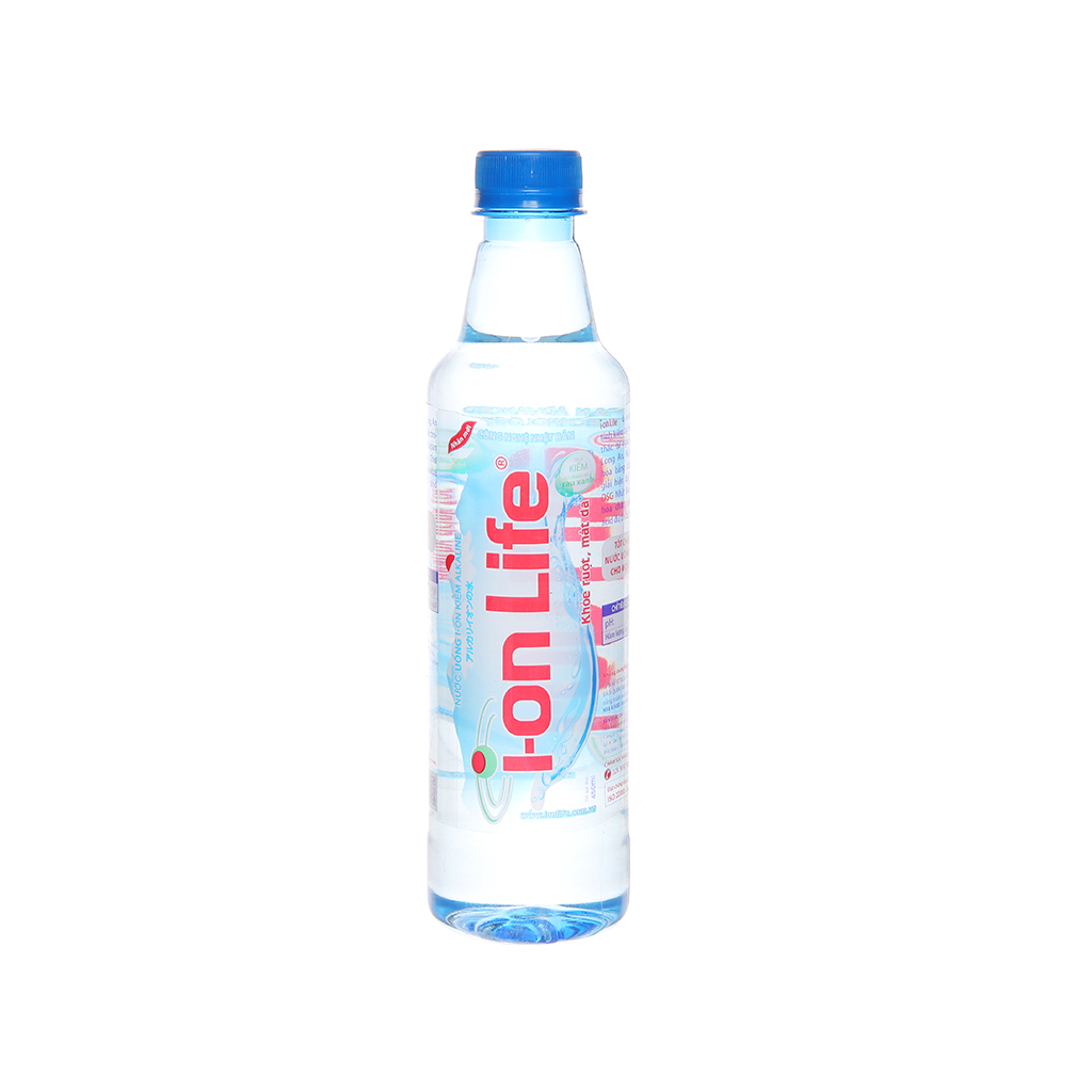 Thùng 24 chai nước điện giải ion kiềm akaline I-ON LIFE 450ml / Lốc 6 chai nước điện giải ion kiềm ION LIFE 450ml