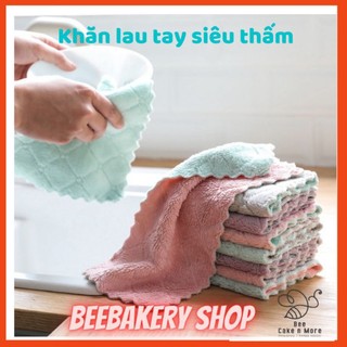 Khăn lau bếp đa năng 2 màu, thấm nước, mềm mại