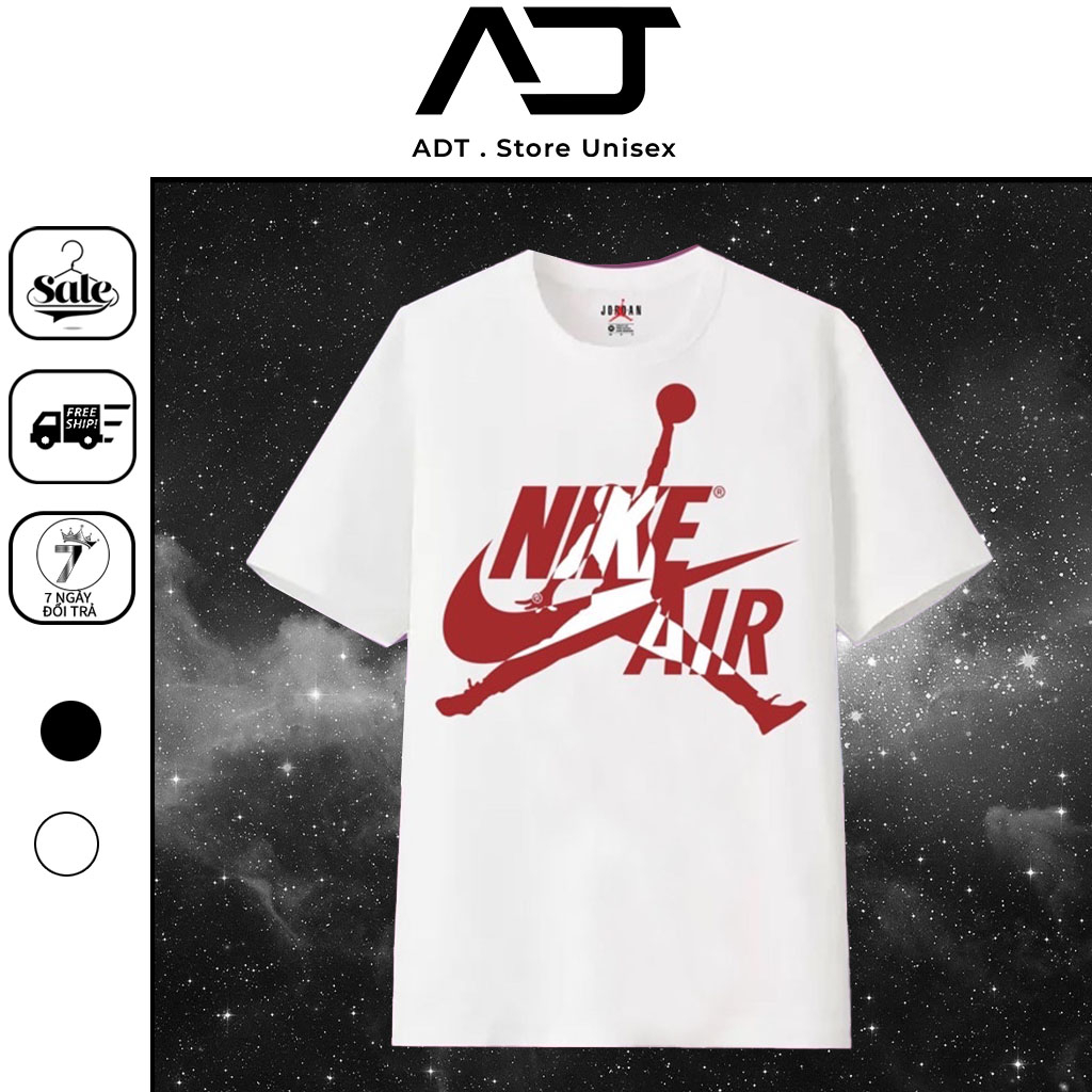 Áo thun NK AIR, áo thun cổ tròn, .chất Thun co giãn 4 chiều