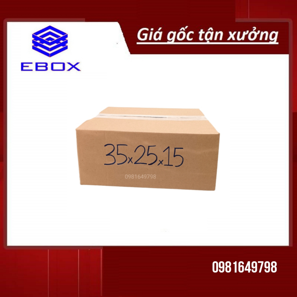 35x25x15 Hộp carton đóng hàng