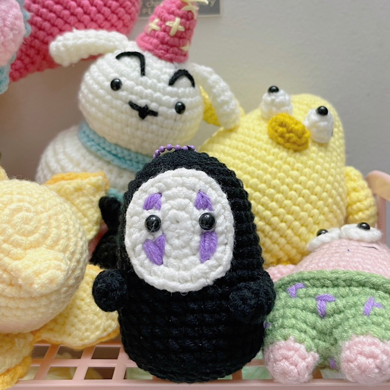 Móc khoá vô diện len handmade dễ thương