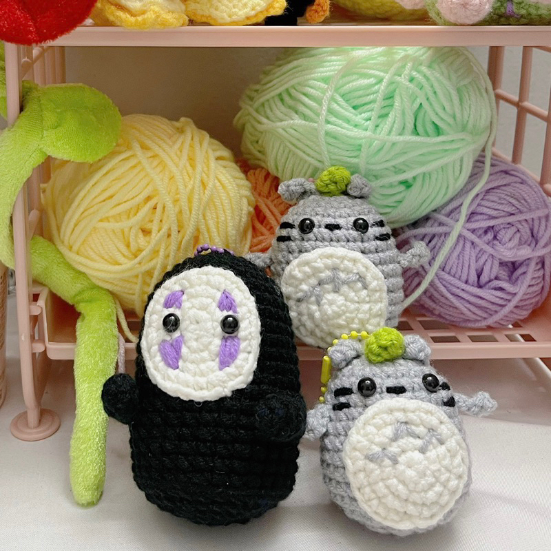 Móc khoá vô diện len handmade dễ thương