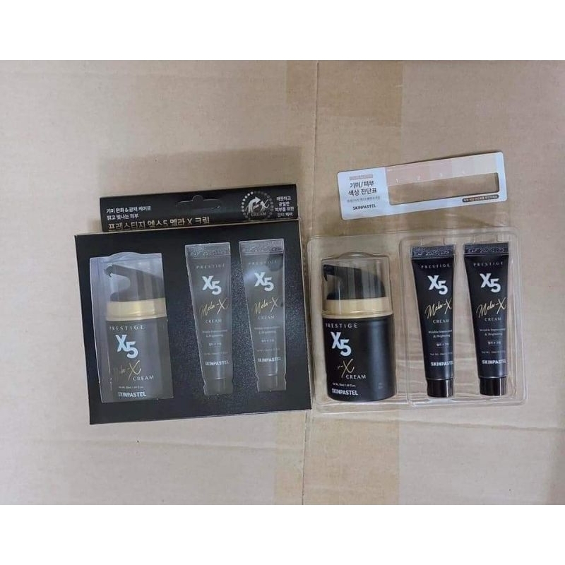 Bộ đặc t.r.ị nám Skinpastel X5 Mela X gồm 1 chai 30ml + 2 tuýt x 10ml
