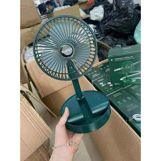 Quạt tích điện mini gấp gọn phòng khi cúp điện