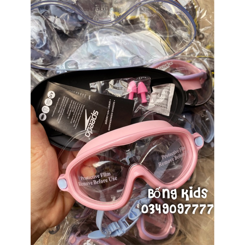 Kính Bơi Bé Trai & Bé Gái Kèm Nút Tai Full Hộp Speedo | BigBuy360 - bigbuy360.vn