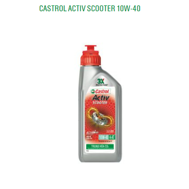DẦU NHỚT CASTROL ACTIV 0.8 LÍT CHO XE GA VÀ XE SỐ