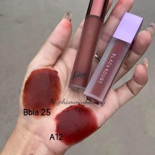 Son A12 đỏ đất - bbia 25 đỏ nâu Handmade son 38 39 mẫu mới