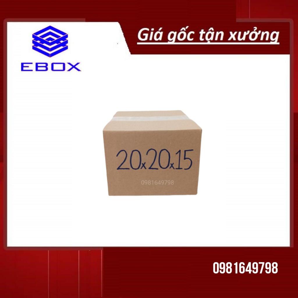 20x20x15 Hộp carton đóng hàng