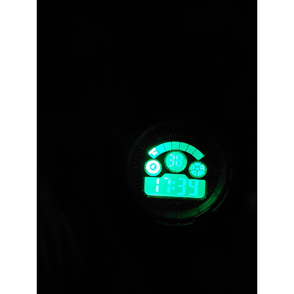 Đồng hồ nam Blue.Planet chạy pin hàng Si