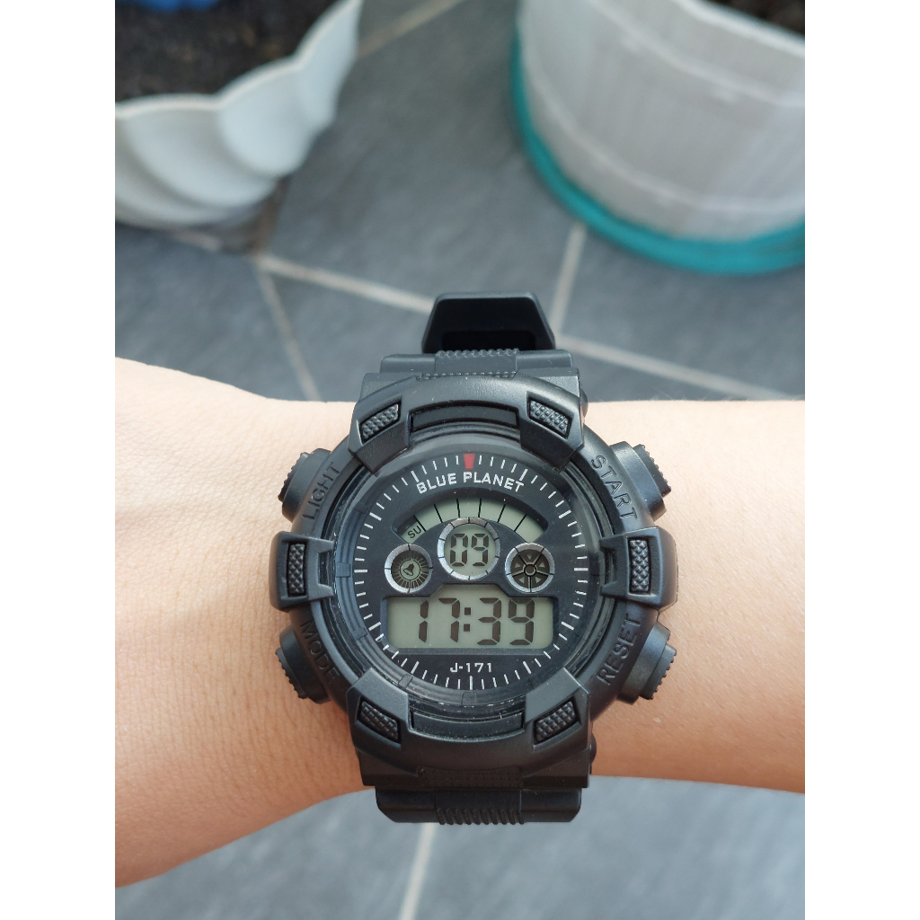 Đồng hồ nam Blue.Planet chạy pin hàng Si