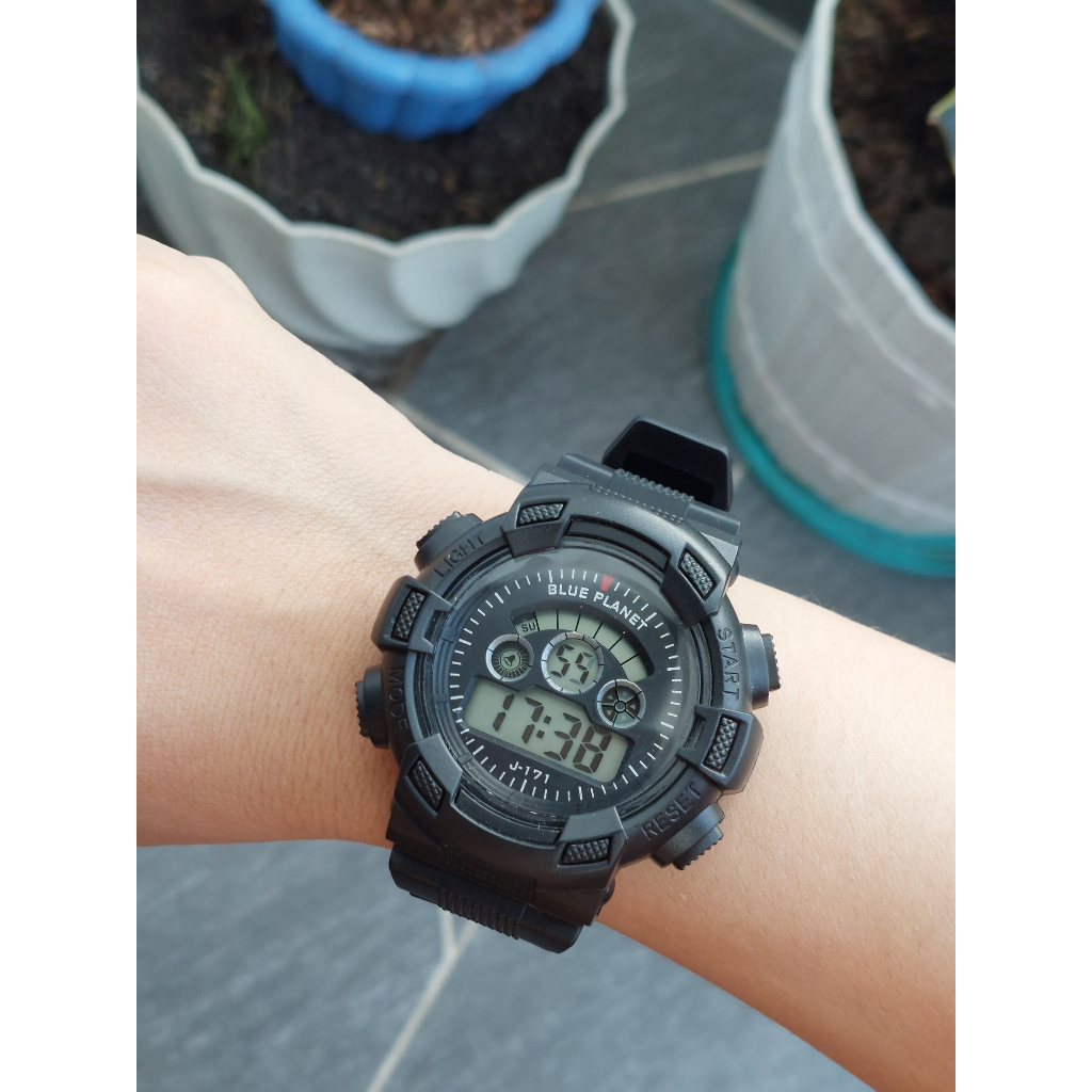 Đồng hồ nam Blue.Planet chạy pin hàng Si