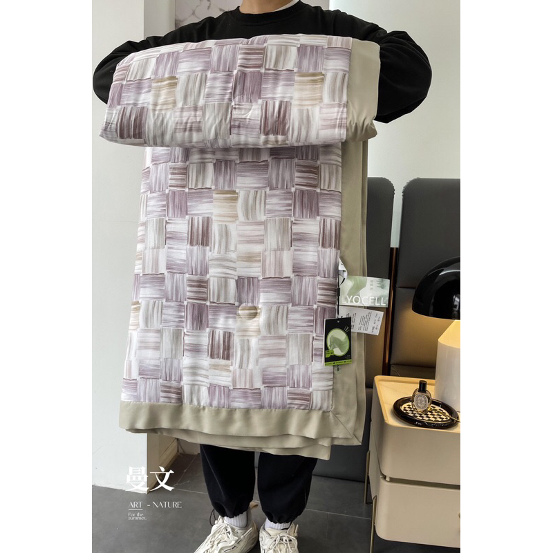 Chăn tencel thêu in hoa 80s công nghệ ICECOOL