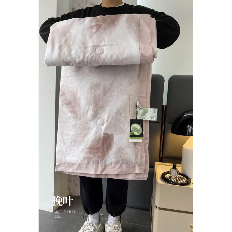 Chăn tencel thêu in hoa 80s công nghệ ICECOOL