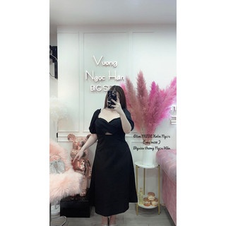 Đầm BIGSIZE MIDI Xoắn Ngực ( ms 1438 )