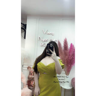 Đầm BIGSIZE MIDI Xoắn Ngực ( ms 1438 )
