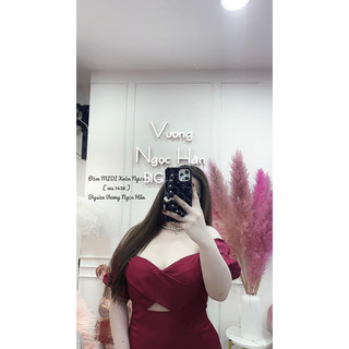 Đầm BIGSIZE MIDI Xoắn Ngực ( ms 1438 )