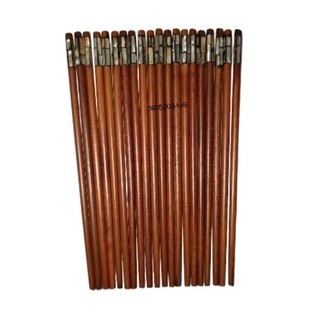 Đũa gỗ trắc đầu tròn khảm đầu trai cao cấp