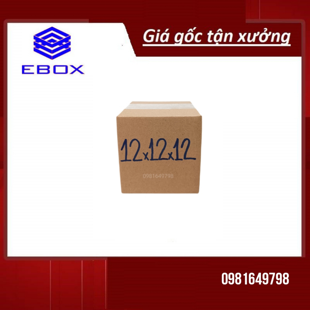 12x12x12 Hộp carton đóng hàng