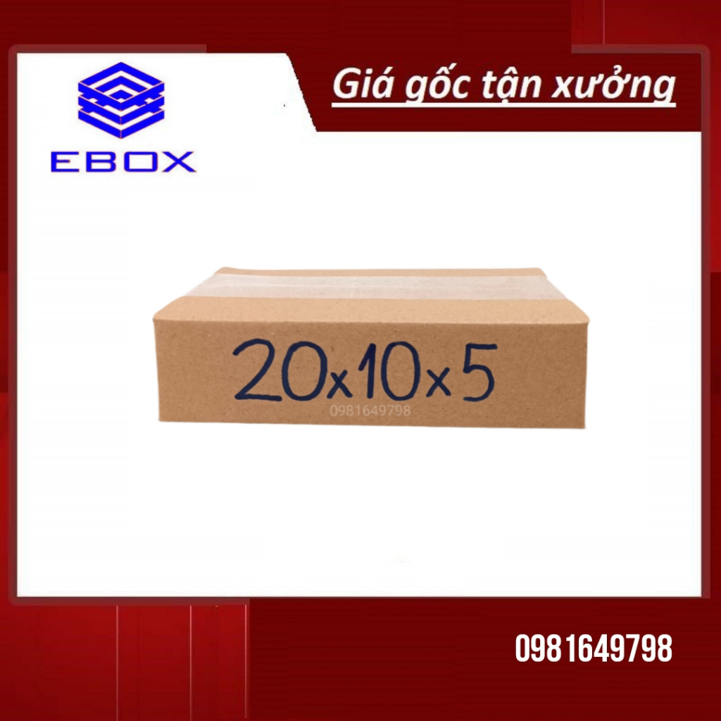 20x10x5 Hộp carton đóng hàng