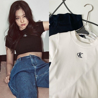 [ORDER] Áo croptop CK basic giống Jennie Blackpink