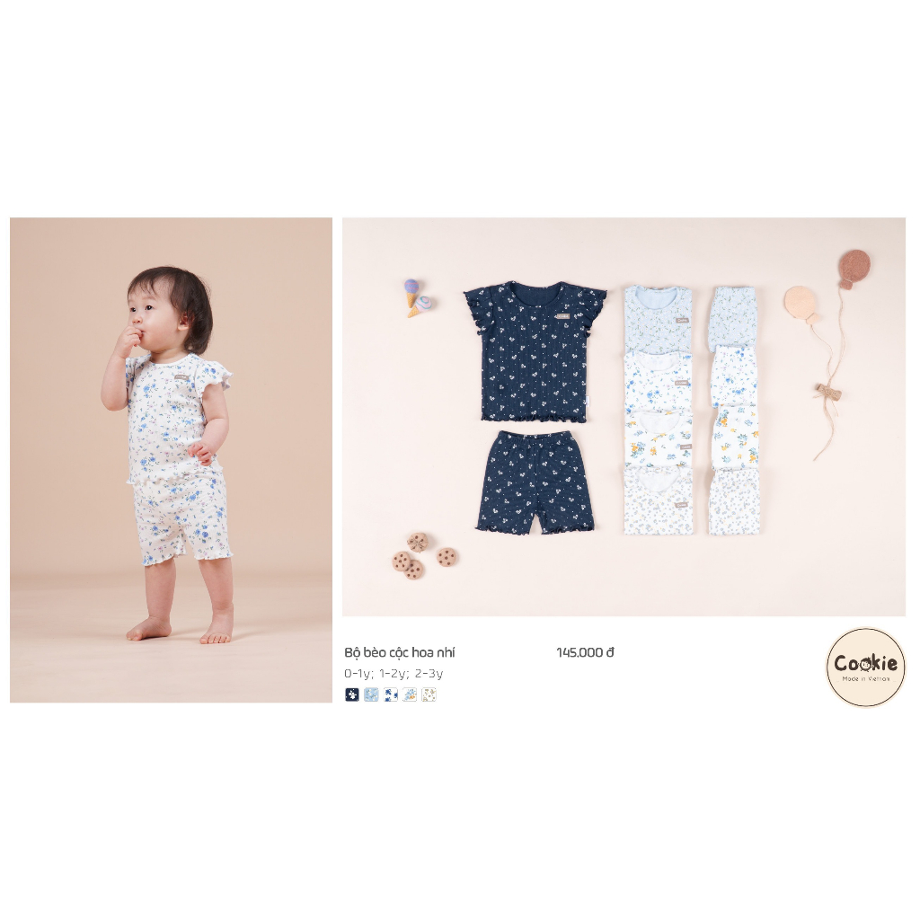Cookie-Bộ bèo cộc hoa nhí