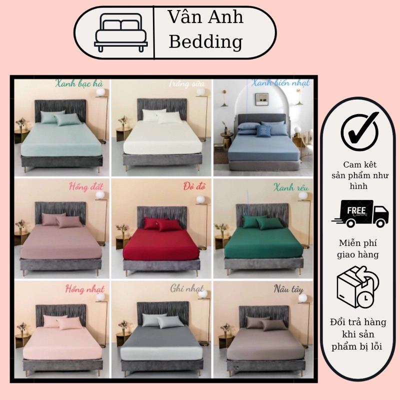 Ga gối Cotton lụa( cotton 60s)