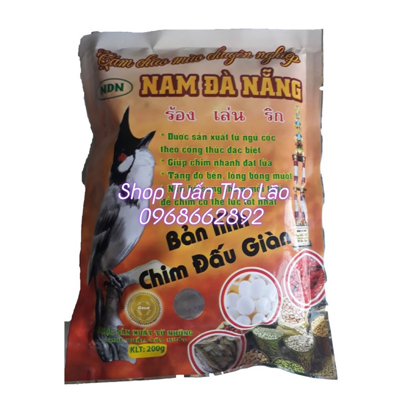 Cám chào mào chuyên nghiệp Nam Đà Nẵng - Bản Lĩnh Chim Đấu Giàn 200gr