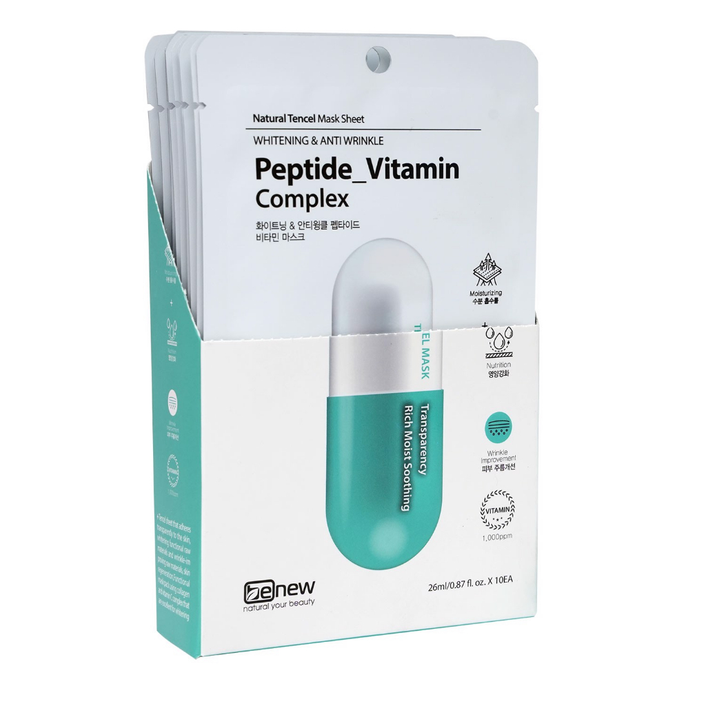 Mặt nạ phục hồi cấp ẩm cho da khô Benew Peptide Vitamin Complex 26ml