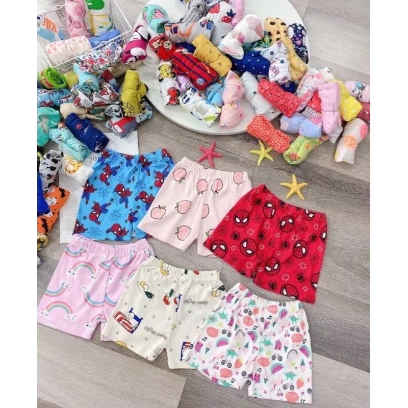 QUẦN CHỤC ĐÙI CHO BÉ TRAI BÉ GÁI CHẤT COTTON BOZIP XUẤT DƯ LOẠI ĐẸP