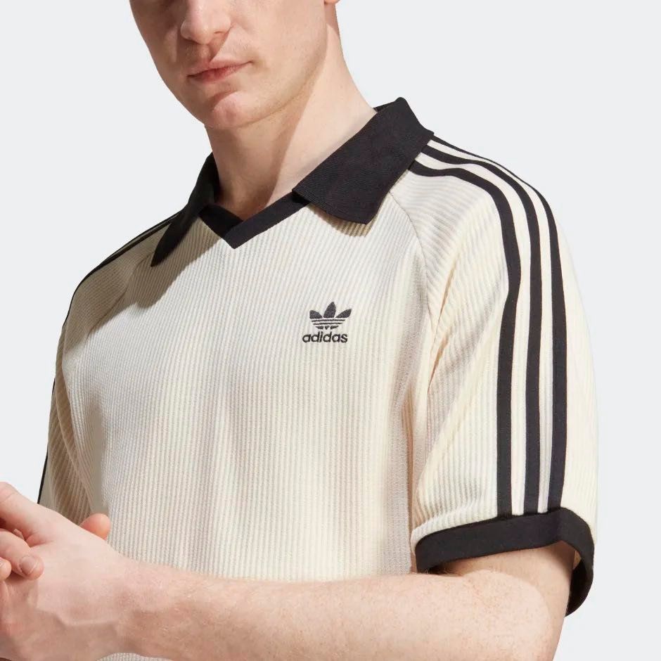Áo Polo Chính Hãng Adidas Classics Waffle Kem Shop Xám Store