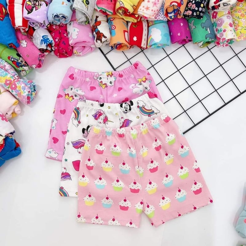 QUẦN CHỤC ĐÙI CHO BÉ TRAI BÉ GÁI CHẤT COTTON BOZIP XUẤT DƯ LOẠI ĐẸP