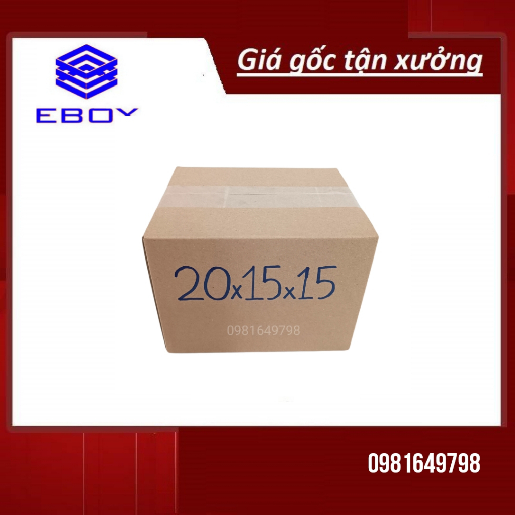20x15x15 Hộp carton đóng hàng