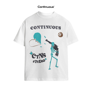 Áo thun continuous - ctns - broken/ white