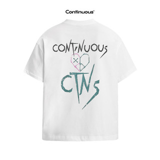 Áo thun Continuous - CTNS - HEART/ White