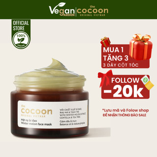 Mặt nạ bí đao Cocoon 30ml giảm dầu và mụn - Thuần Chay Vegan Garden