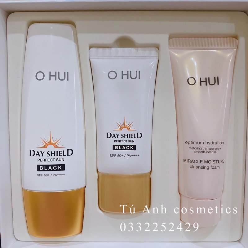TÁCH SET KEM CHỐNG NẮNG OHUI BLACK