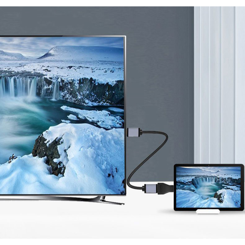 Đầu chuyển Mini HDMI sang HDMI chuẩn sử dụng cho máy chơi game kết nối ra màn hình tivi hoặc máy tính | IZZYGAME