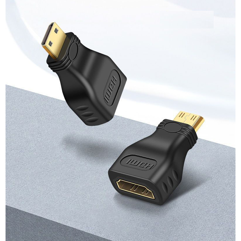Đầu chuyển Mini HDMI sang HDMI chuẩn sử dụng cho máy chơi game kết nối ra màn hình tivi hoặc máy tính | IZZYGAME