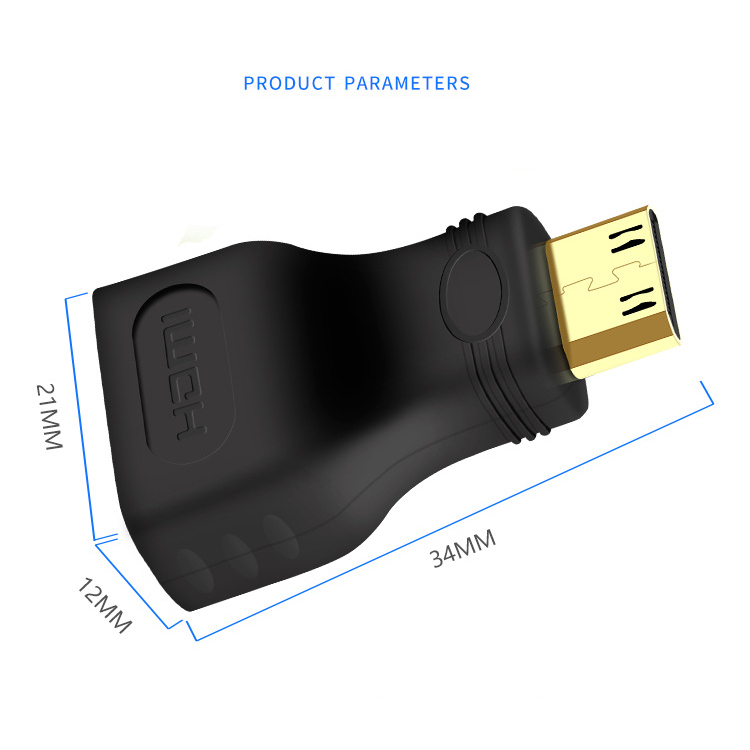 Đầu chuyển Mini HDMI sang HDMI chuẩn sử dụng cho máy chơi game kết nối ra màn hình tivi hoặc máy tính | IZZYGAME