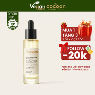 Tinh chất hoa hồng Cocoon 30ml serum cấp ẩm và phục hồi da - Thuần Chay Vegan Garden
