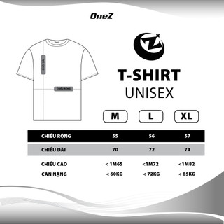 Áo thun basic tay lỡ form rộng unisex OneZ STUDI