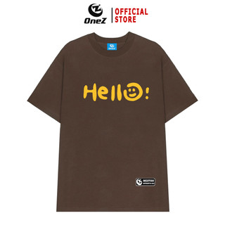 Áo thun basic tay lỡ form rộng unisex OneZ HELO